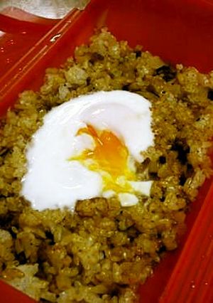 *ルクエde卵のっけ☆カレーピラフ*-レシピのメイン写真