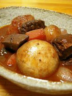 本格的☆牛肉とレバーの赤ワイン煮込み☆-レシピのメイン写真