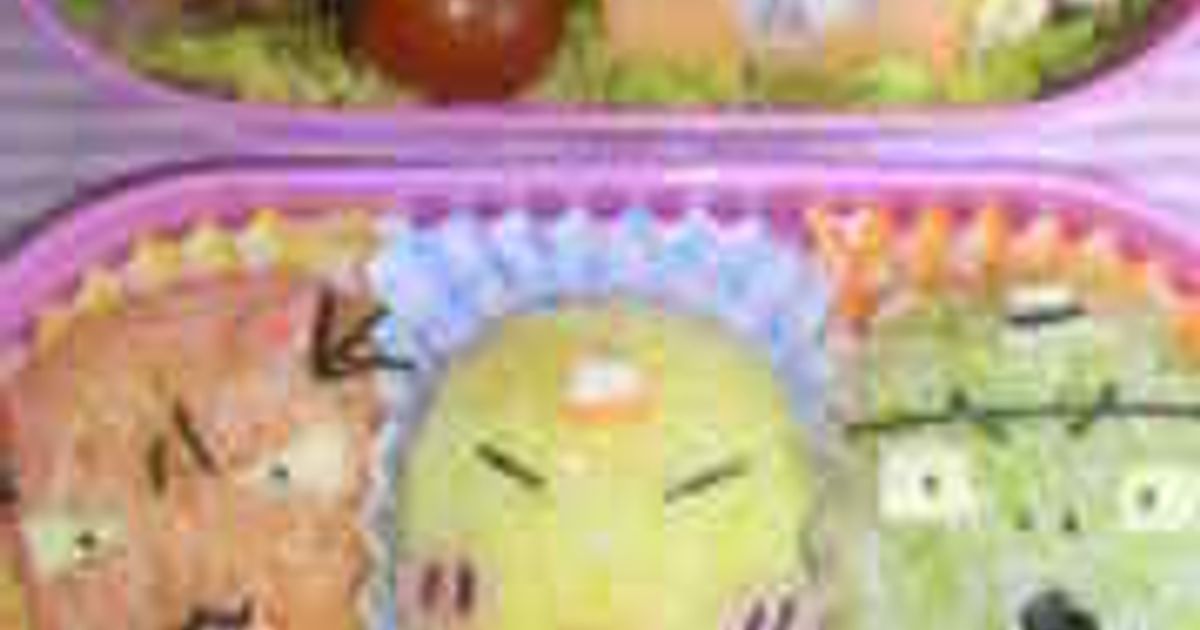 節分お弁当～おじゃる丸の小鬼トリオ by katie−mama 【クックパッド