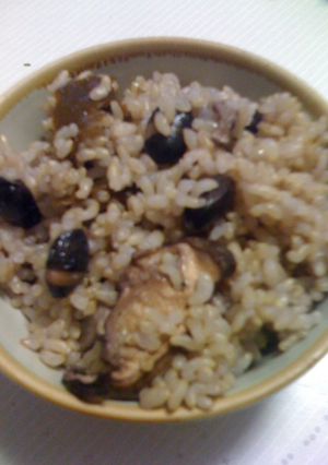 玄米黒豆ご飯-レシピのメイン写真