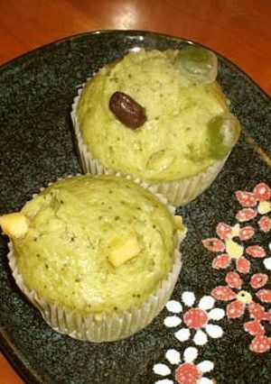 低カロおやつ★ミルキー抹茶蒸しパン-レシピのメイン写真