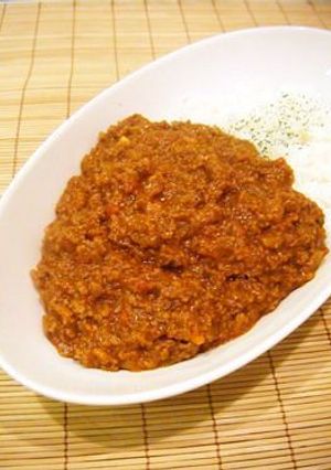 我が家の挽肉トマトカレー-レシピのメイン写真