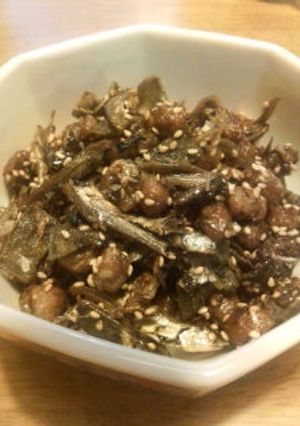 香ばしい☆大豆と昆布と小魚のおつまみ-レシピのメイン写真