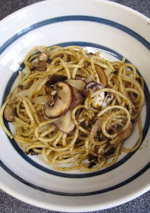 ピリ辛海苔の佃煮パスタ-レシピのメイン写真