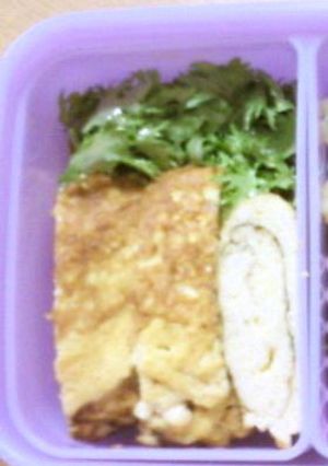豆腐で冷めてもふわふわ玉子焼き♪-レシピのメイン写真