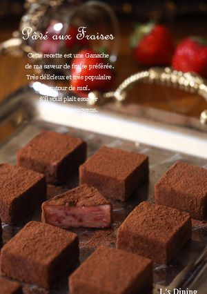 バレンタインに♡苺の生チョコ*トリュフ-レシピのメイン写真