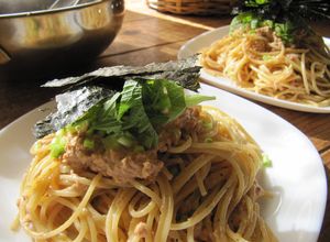 簡単♪鮭フレークでやみつき濃厚和風パスタ-レシピのメイン写真