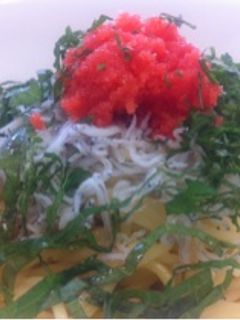 明太子としらすのパスタ-レシピのメイン写真