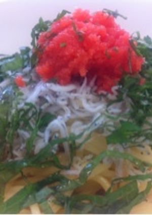 明太子としらすのパスタ-レシピのメイン写真