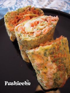 お弁当にピッタリ☆鮭フレークの卵焼き-レシピのメイン写真