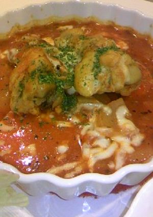 骨付きチキンのトマトソース煮込み-レシピのメイン写真