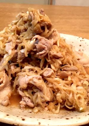 切干大根と豚こまの炒め物-レシピのメイン写真