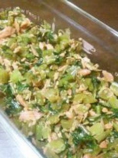 飯の友♪鮭フレークとカブ葉のふりかけ-レシピのメイン写真
