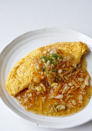さっぱり青じそあんかけオムレツ-レシピのメイン写真