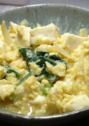 優しい味♪豆腐とお餅のトロトロ卵とじ-レシピのメイン写真