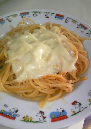 超簡単、トマトパスタ？-レシピのメイン写真