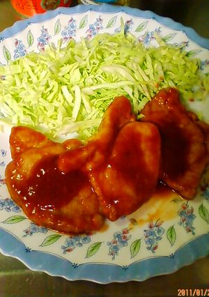 簡単でこってり味のごはんにぴったり豚肉-レシピのメイン写真