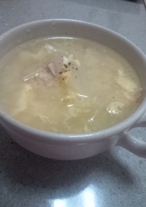 白菜とベーコンのスープ♪♪-レシピのメイン写真