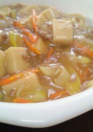 高野豆腐とひき肉のうま煮-レシピのメイン写真