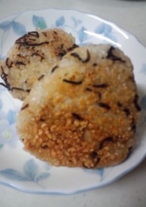 簡単♪塩こんぶ焼おにぎり-レシピのメイン写真