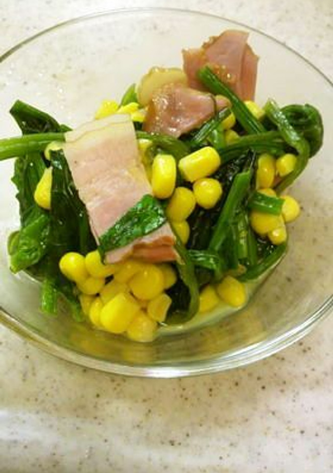 ほうれん草ソテー(ちょっと豪華？)-レシピのメイン写真