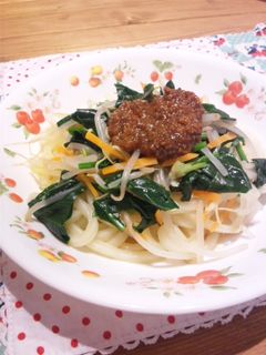 大好き☆給食の肉味噌うどんを簡単お手軽に-レシピのメイン写真