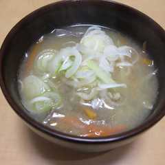 千切り野菜いっぱい豚汁♪-レシピのメイン写真