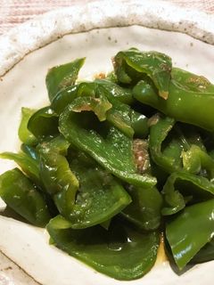 シリコンスチーマーでピーマンの麺つゆ煮-レシピのメイン写真