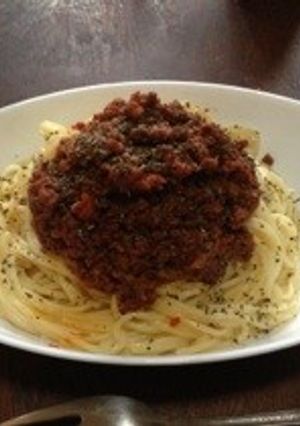 じっくり炒めたミートクリームパスタ-レシピのメイン写真