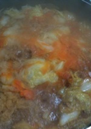 鶏モモ肉の野菜たっぷりテキトー味噌煮込み-レシピのメイン写真