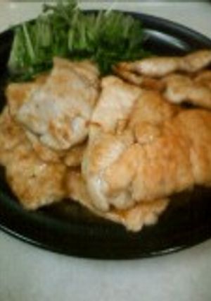 鶏むねの叩きしょうが焼き-レシピのメイン写真