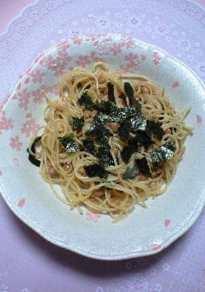 *簡単♪和風納豆パスタ*-レシピのメイン写真