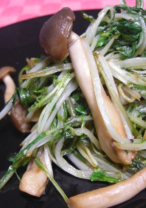 水菜のバルサミコゆずコショー炒め-レシピのメイン写真