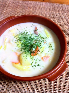 白菜たっぷりの野菜クリームスープ-レシピのメイン写真