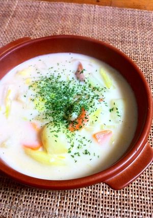 白菜たっぷりの野菜クリームスープ-レシピのメイン写真
