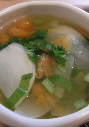 胃腸にやさしい　かぶと玉ねぎのスープ-レシピのメイン写真