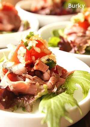 青じそサルサがけローストビーフ-レシピのメイン写真