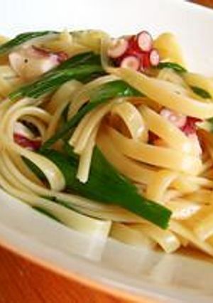 たことニラのパスタ☆ランチ☆-レシピのメイン写真