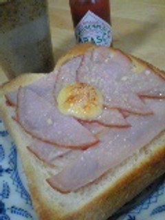 忙しい朝に!ハムトースト-レシピのメイン写真
