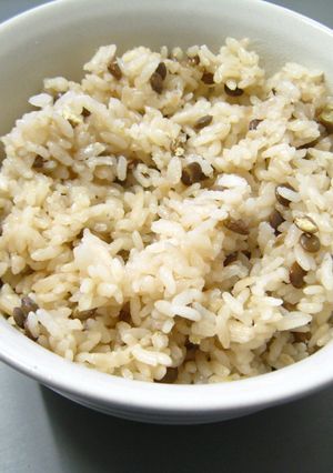 朝起きるとできてる豆ごはん-レシピのメイン写真