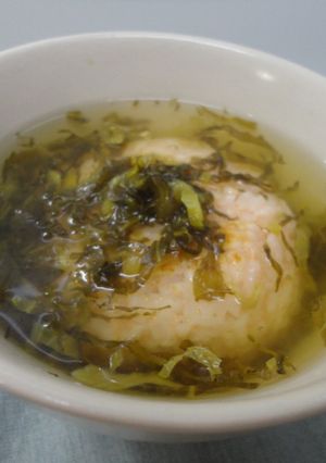 めんたい焼きおにぎりの高菜スープがけ☆-レシピのメイン写真