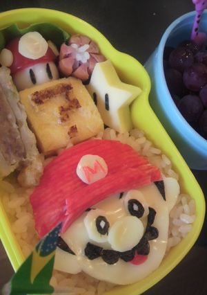 マリオ キャラ弁-レシピのメイン写真