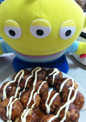簡単！！自宅で粉からモチッとたこ焼き-レシピのメイン写真