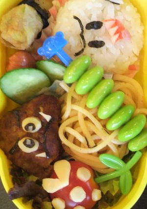 マリオ２ キャラ弁-レシピのメイン写真