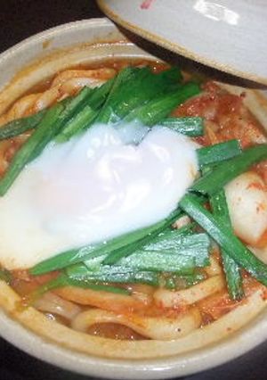 韓国風鍋焼きうどん-レシピのメイン写真