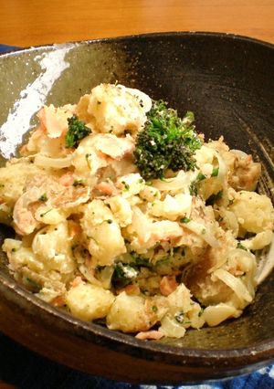 レンジで簡単、鍋要らず! 鮭のポテサラ-レシピのメイン写真