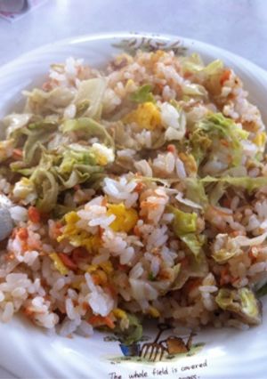 ニッスイ焼き鮭あらほぐしの炒飯-レシピのメイン写真