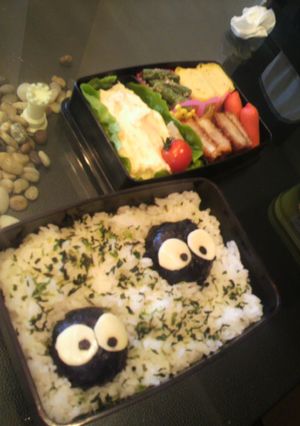 真っ黒くろすけ キャラ弁-レシピのメイン写真