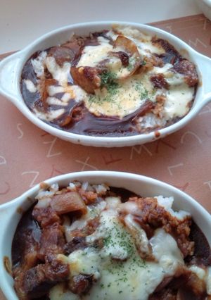 ガッツリまかないカレードリア-レシピのメイン写真