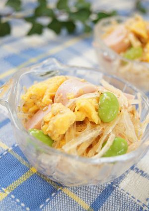 糸寒天でサラダ✿ゴマキムチ和え-レシピのメイン写真